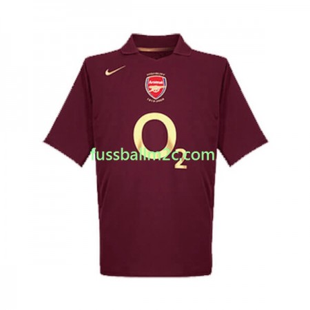 Fußballtrikots Arsenal Retro Heim Trikotsatz 2005